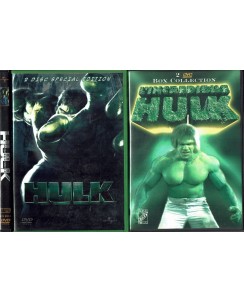 DVD l'incredibile Hulk 3 film Ferrigno Norton vecchio nuovo ITA usato B12