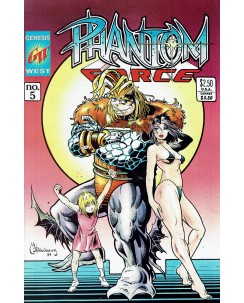Phantom Force n.  5 jun 94 ed. Genesis West Comics lingua originale OL16