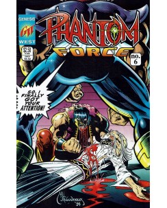 Phantom Force n.  6 jul 94 ed. Genesis West Comics lingua originale OL16