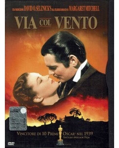 DVD Via Col Vento con Vivien Leigh Clark Gable Snapper ITA usato B18