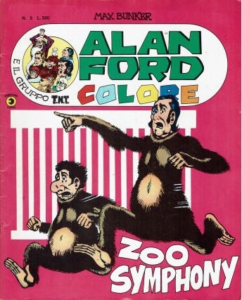 Alan Ford Colore n.  9 Zoo Symphony di Max Bunker ed. Corno FU03