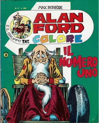 Alan Ford Colore n. 11 il numero uno di Max Bunker ed. Corno FU03