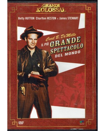 DVD Il Piu Grande Spettacolo del Mondo con Charlton Heston ITA usato B24