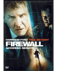 DVD Firewall Accesso negato con Harrison Ford ITA usato B24