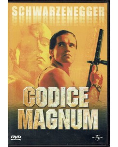 DVD Codice Magnum con Arnold Schwarzenegger ITA usato B24