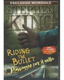 CD Riding The Bullet Passaggio Per Il Nulla Stephen King libretto ITA usato B25