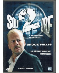 DVD Solo 2 ore con Bruce Willis ITA usato B25