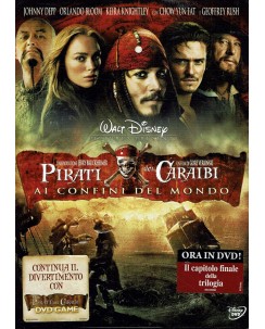 DVD Pirati dei Caraibi Ai confini del mondo con Johnny Deep ITA usato B25