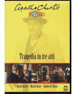 DVD Agatha Christie Hours Poirot tragedia in tre atti ITA usato B25
