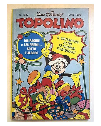 Topolino n.1620 * 14 dicembre 1986 * Walt Disney - Mondadori