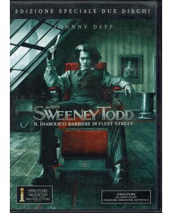 DVD Sweeney Todd Diabolico Barbiere Fleet Street J.Depp ITA usato B23