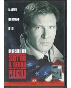 DVD Sotto Il Segno Del Pericolo con Harrison Ford ITA usato B23