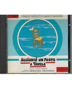 CD Trovaioli Aggiungi Un Posto A Tavola Soundtrack Garinei Giovannini 17 tr. B05