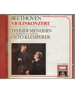 CD Beethoven Violinkonzert Yehudi Menuhin Otto Klemperer EMI 1996 B05