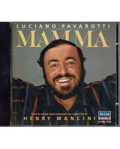 CD Luciano Pavarotti Henry Mancini  Mamma Decca Digital 1984 16 tracce  B05