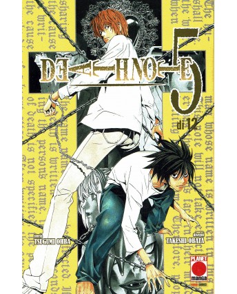 Death Note n. 5 di Tsugumi Ohba Takeshi Obata NUOVO RISTAMPA ed. Panini