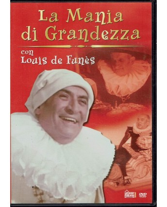 DVD La mania di grandezza con Louis de Funes ITA usato B23