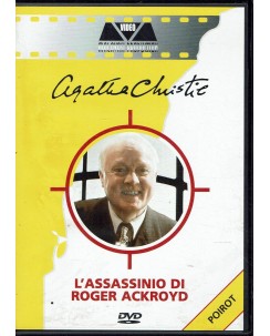 DVD AGATHA CHRISTIE POIROT  l'assassino di Roger Ackroid ITA usato B11