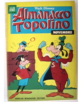 Almanacco Topolino 1967 n.11 Novembre Edizioni  Mondadori