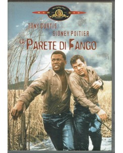DVD La parete di fango con Tony Curtis e Sidney Potier ITA usato B01