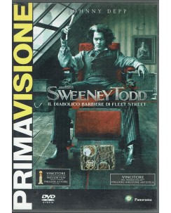 DVD Sweeney Todd diabolico barbiere fleet street con Johnny Depp ITA usato B01