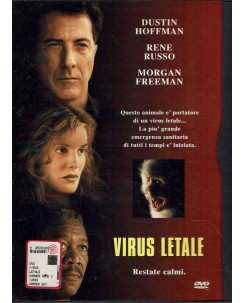 DVD Virus letale con Dustin Hoffman e Morgan Freeman SNAPPER ITA usato B01