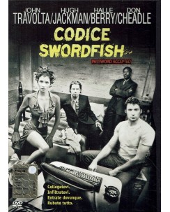 DVD Codice Swordfish Password Accepted JAckman Travolta SNAPPER ITA usato B01