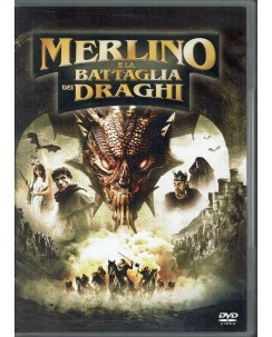 DVD Merlino E La Battaglia Dei Draghi ITA usato B31