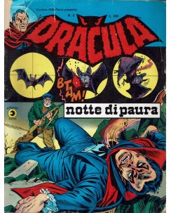 Corriere della Paura presenta Dracula  3 notte di paura di Colan ed. Corno FU17