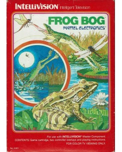 Videogioco FROG BOG Intellivision Mattel box libretto B31