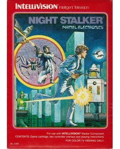 Videogioco NIGHT STALKER  Intellevision MATTEL box libretto B31