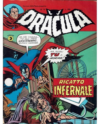 Corriere della Paura presenta Dracula 15 ricatto infernale ed. Corno FU17