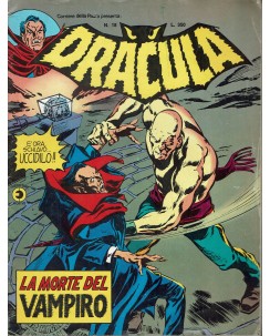 Corriere della Paura presenta Dracula 18 la morte del vampiro ed. Corno FU17