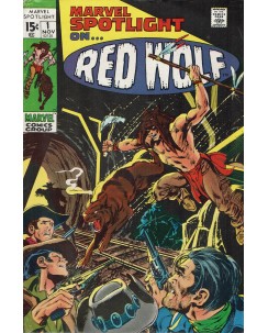 Marvel Spotlight on Red Wolf  1 Nov 1971 ed. Marvel Comics lingua or RESA OL17