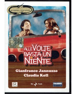 DVD ALLE VOLTE BASTA UN NIENTE Claudia KOLL editoriale ITA usato B31