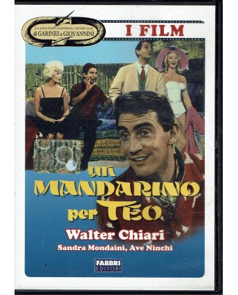 DVD Un mandarino per Teo con Walter Chiari EDITORIALE ITA usato B31
