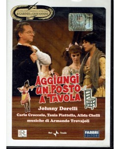 DVD AGGIUNGI UN POSTO A TAVOLA con Jhonny Dorelli ITA editoriale usato B31
