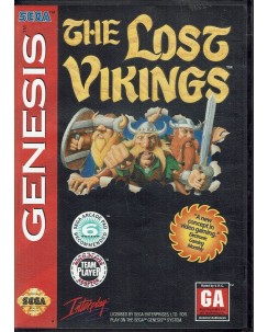 Videogioco SEGA GENESIS The Lost Vikings ORIGINALE libretto USA B31