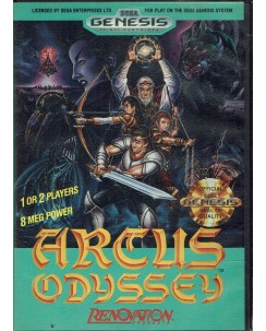 Videogioco SEGA GENESIS Arcus Odyssey ORIGINALE libretto USA B33