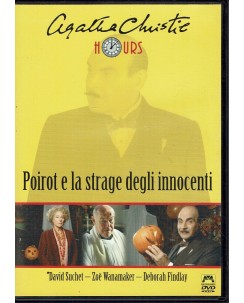 DVD Agatha Christie Hours Poirot e la strage degli innocenti ITA usato B25
