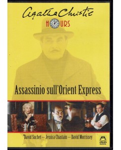 DVD Agatha Christie Hours Poirot assassinio sull'Orient Express ITA usato B25