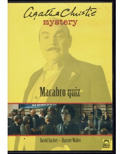 DVD Agatha Christie mystery Poirot macabro quiz usato ITA B33