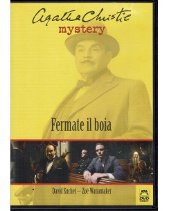 DVD Agatha Christie mystery Poirot fermate il boia usato ITA B33