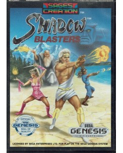 Videogioco SEGA GENESIS Shadow Blasters ORIGINALE libretto USA B33