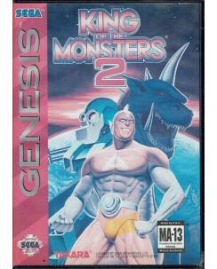 Videogioco SEGA GENESIS King of the Monsters 2 ORIGINALE libretto USA B33