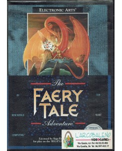 Videogioco SEGA GENESIS Faery Tale adventure ORIGINALE libretto USA B33