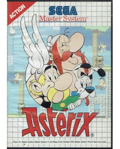 Videogioco SEGA Master System Asterix ORIGINALE libretto ITA B33