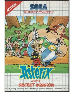 Videogioco SEGA Master System Asterix Secret Mission ORIGINALE libretto ITA B31