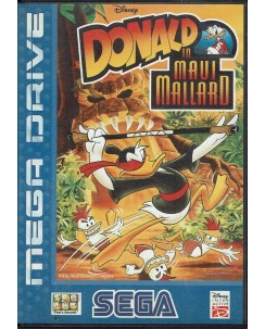 Videogioco SEGA MEGA DRIVE Donald in Maui Mallard ORIGINALE libretto B33