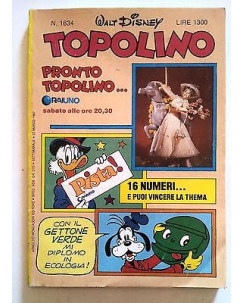 Topolino n.1634 * 22 marzo 1987 * Walt Disney - Mondadori
